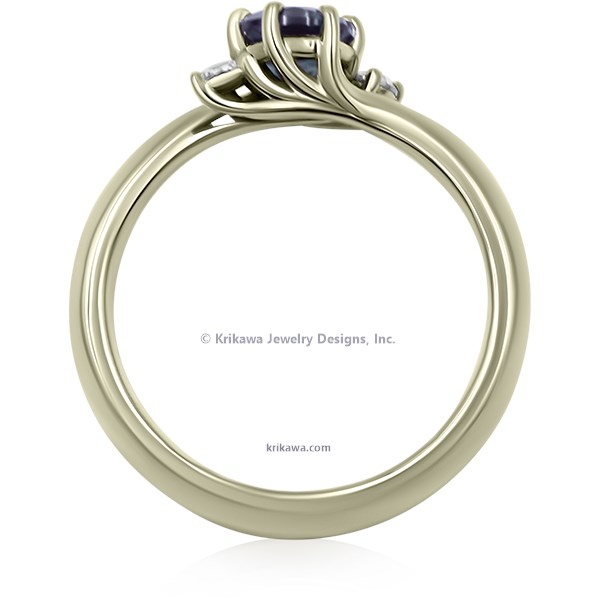 Petite Tapered Solitaire Engagement Ring