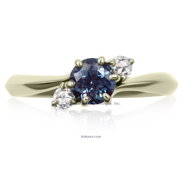 Petite Tapered Solitaire Engagement Ring