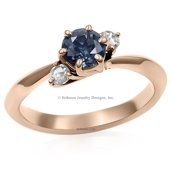 Petite Tapered Solitaire Engagement Ring