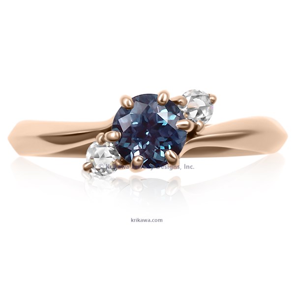 Petite Tapered Solitaire Engagement Ring