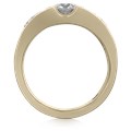 Flush Rose Leaf Engagement Ring