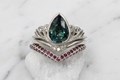 Double Band Tiara Engagement Ring