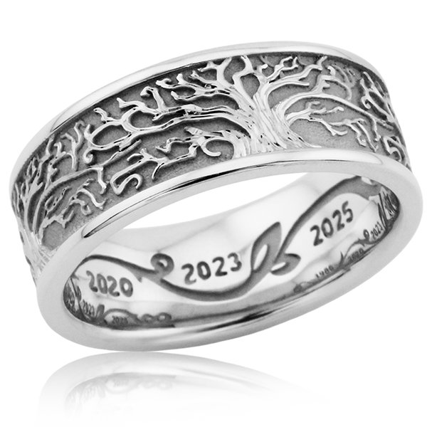 Tree Journey Wedding Band