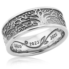 Tree Journey Wedding Band