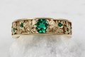 Forest Crown Wedding Band