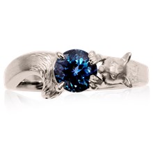 Fox Engagement Ring - top view