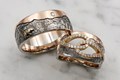 Mountain Infinity Diamond Wedding Band