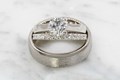 Modern Grace Cathedral Engagement Ring