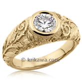 Garden Whimsy Engagement Ring