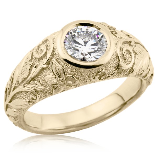 Garden Whimsy Engagement Ring