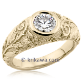 Garden Whimsy Engagement Ring
