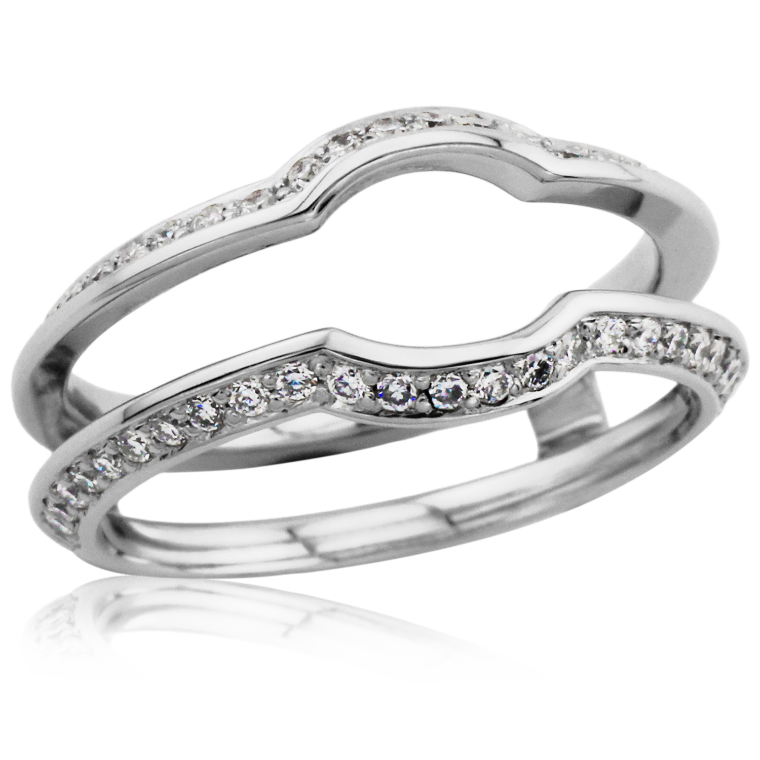 Pave Beveled Diamond Enhancer