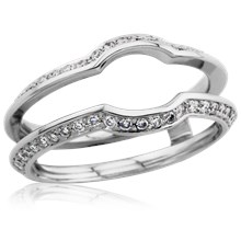 Pave Beveled Diamond Enhancer