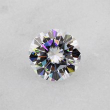 Round Lab Moissanite, 6mm.