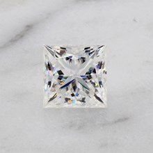 Lab Grown Princess Cut Moissanite