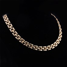 14K Yellow Gold Fashion Collar Necklace