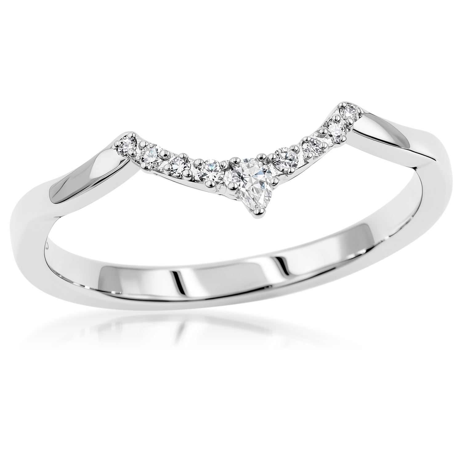 Dew Drop Contoured Wedding Band