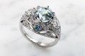 Royal Three Stone Engagement Ring