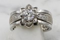 Lotus Blossom Wedding Band