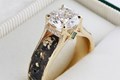 Phoenix Rising Lava Engagement Ring