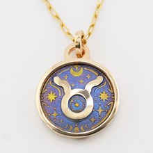 Taurus Celestial Zodiac Pendant