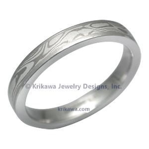 Custom Mokume Wedding Band