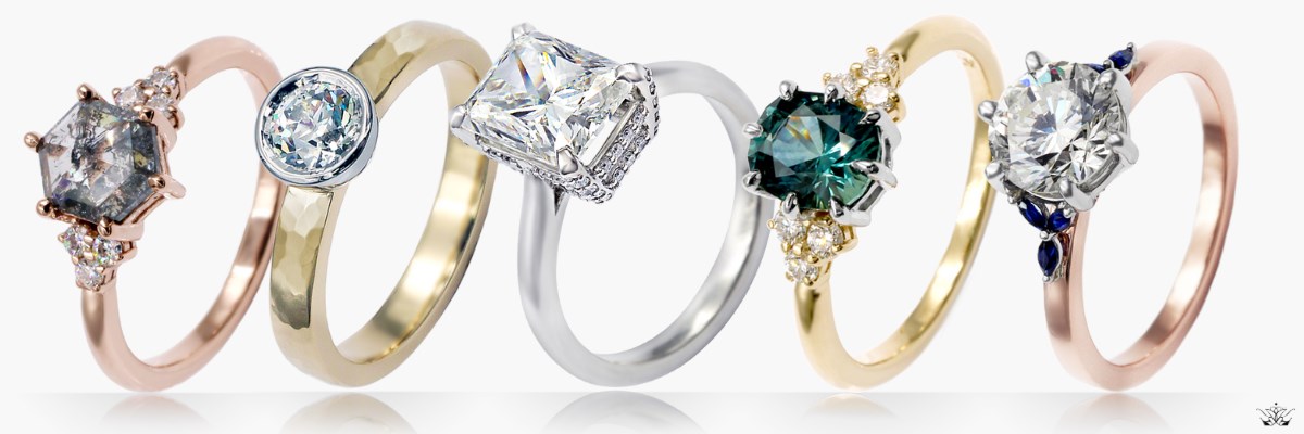 Unique Solitaire Engagement Rings