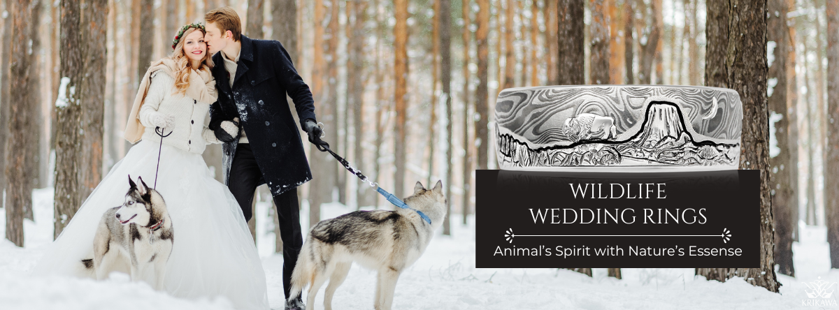 Wildlife Wedding Bands