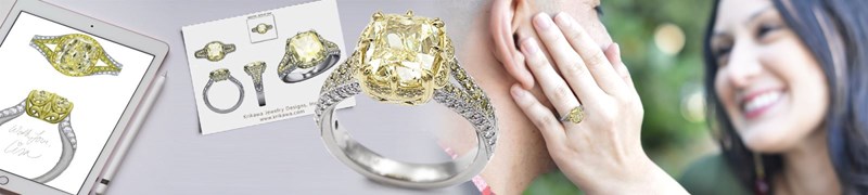 design your own custom engagement rings
