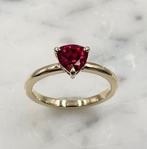 diy ruby engagement ring