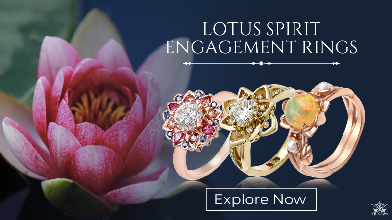 Lotus Spirit Engagement Rings