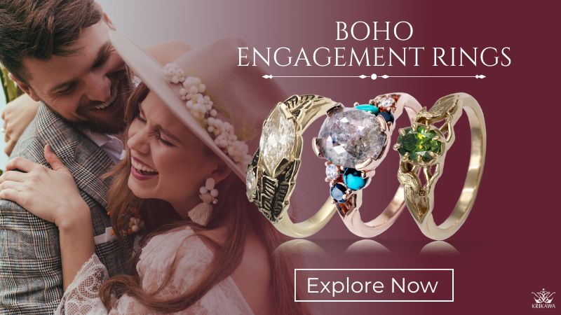 Boho Engagement Rings