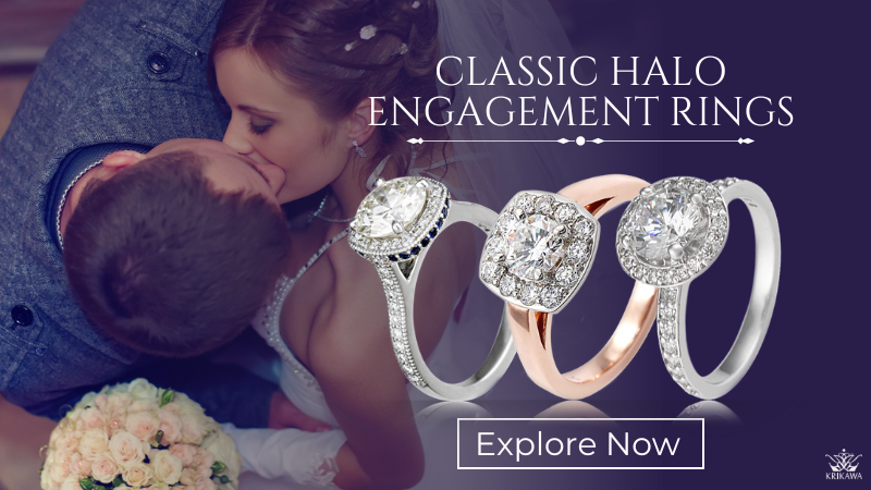 Classic Halo Engagement Ring Collection