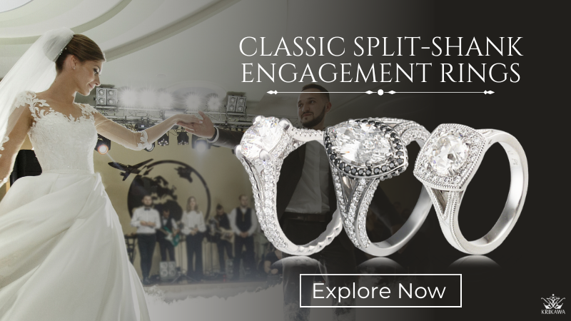 Classic Split-Shank Engagement Ring Collection