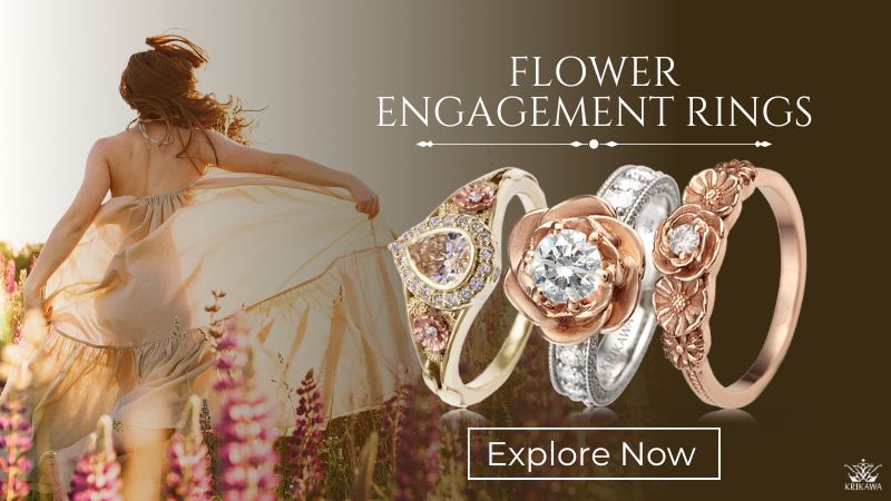 Flower Engagement Rings