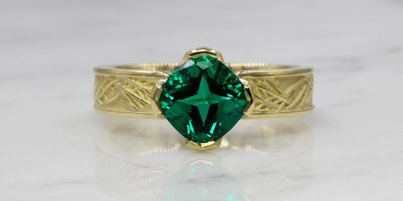 Emerald Center Stone