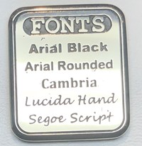 fonts