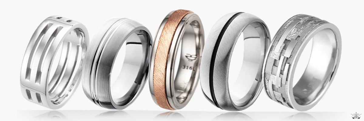 Men's Modern Wedding Ring Collection