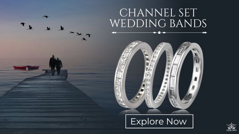 Channel Set Wedding Bands