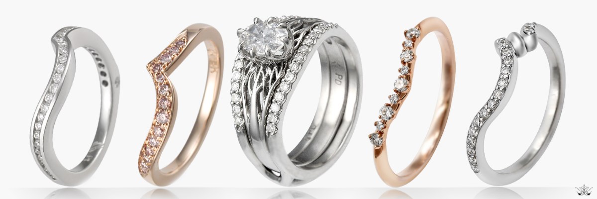 Curved Wedding Ring Collection