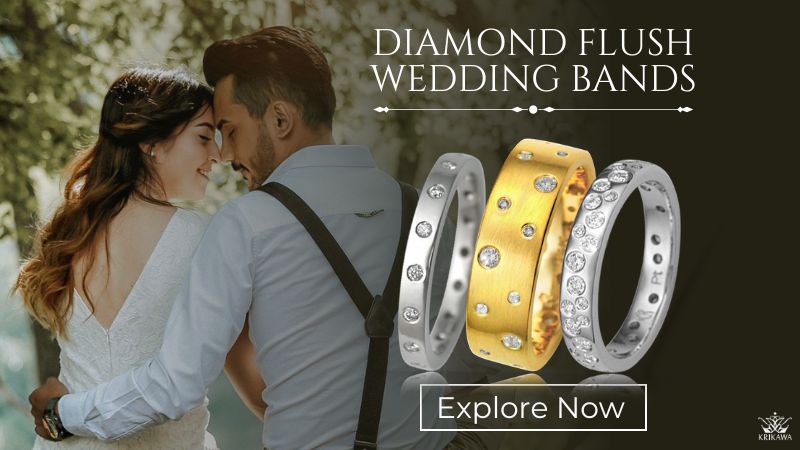 Flush Diamond Wedding Bands