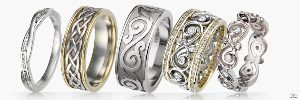 Infinity Knot and Twist Wedding Rings