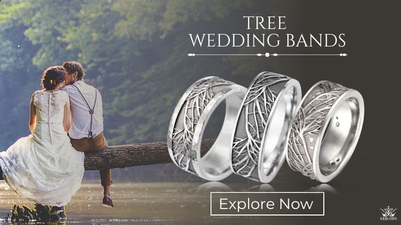 Tree Wedding Bands