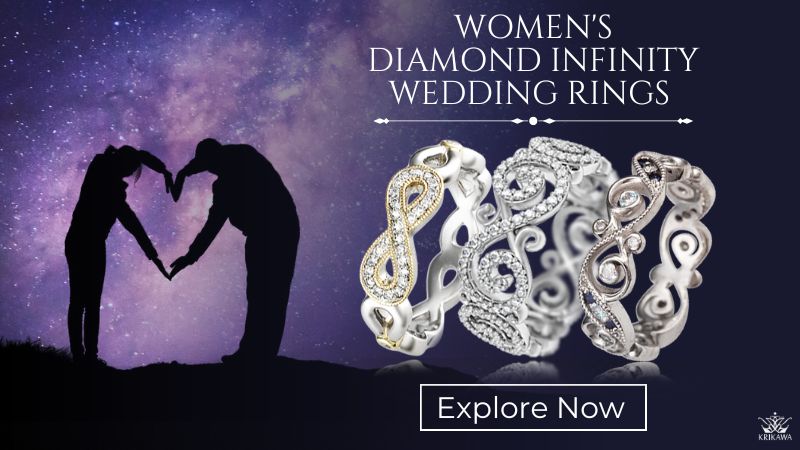 Women's Diamond Infinity Wedding Rings