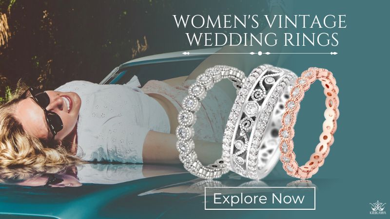 Women's Vintage Wedding Rings