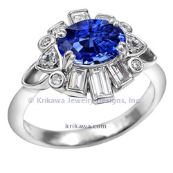 ADBH platinum blue oval 