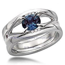 Carved Branch Enhancer Bridal Set