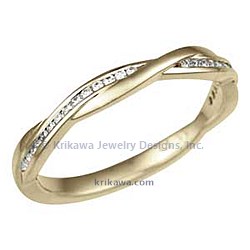 CTWB channel twist 14k yellow gold