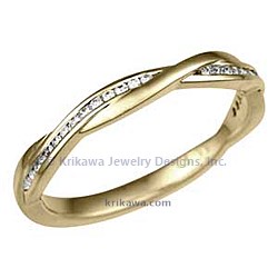 CTWB channel twist 14k yellow gold