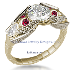 DFLY 14Y Body 14W Wings Ruby Eyes